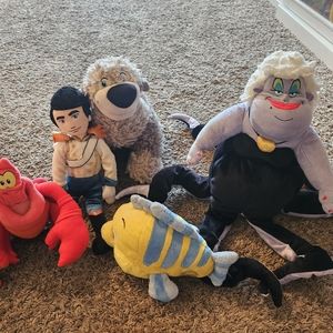 Disney Ariel The Little Mermaid Plush Stuffed Animal Lot